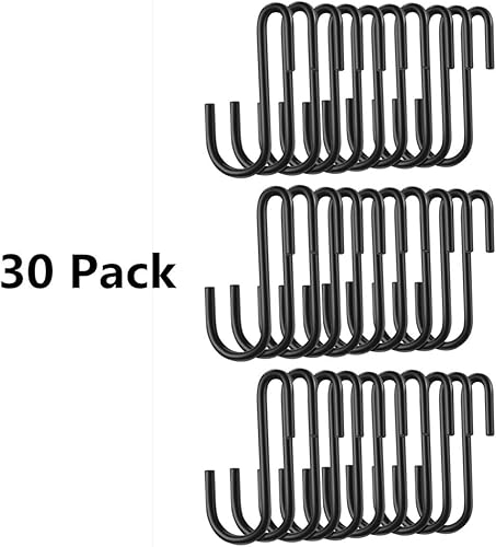 Miniatura 8 de 30 ganchos Roontin S, perchas resistentes, ganchos de metal para colgar ollas y sartenes, tazas de café, utensilios, ropa, jeans, toallas en la