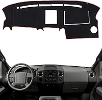 Vista 10 de KEYOOG Cubierta de Salpicadero Alfombrilla de Tablero Compatible con Ford F-150 2014-2009 (Sin Modelos HUD), Alfombrilla Antirreflejos