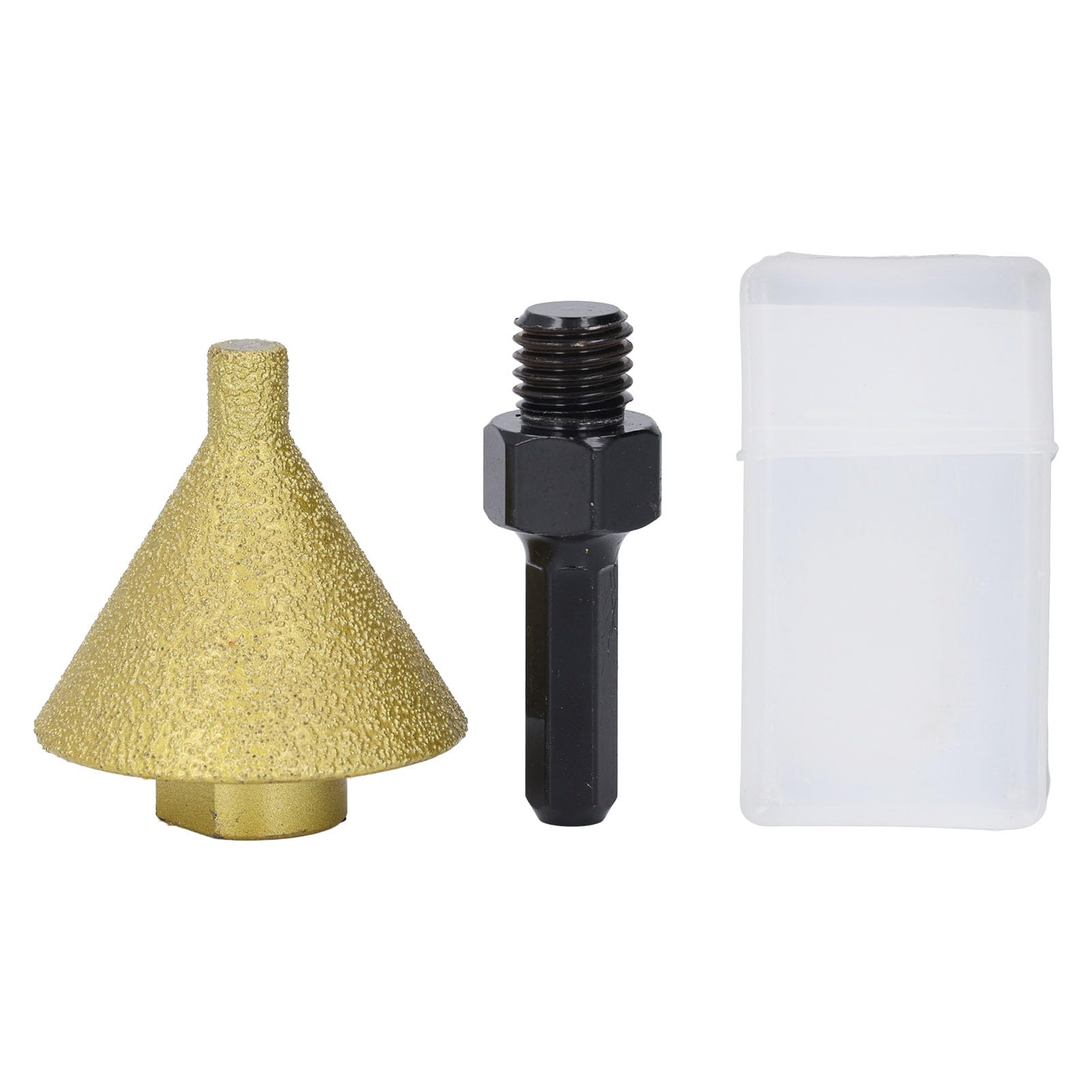 Diamond Beveling Chamfer Bits, 50mm Diamond Countersink Drill Bit for Shaping Enlarging Trimming Holes Up to 50mm