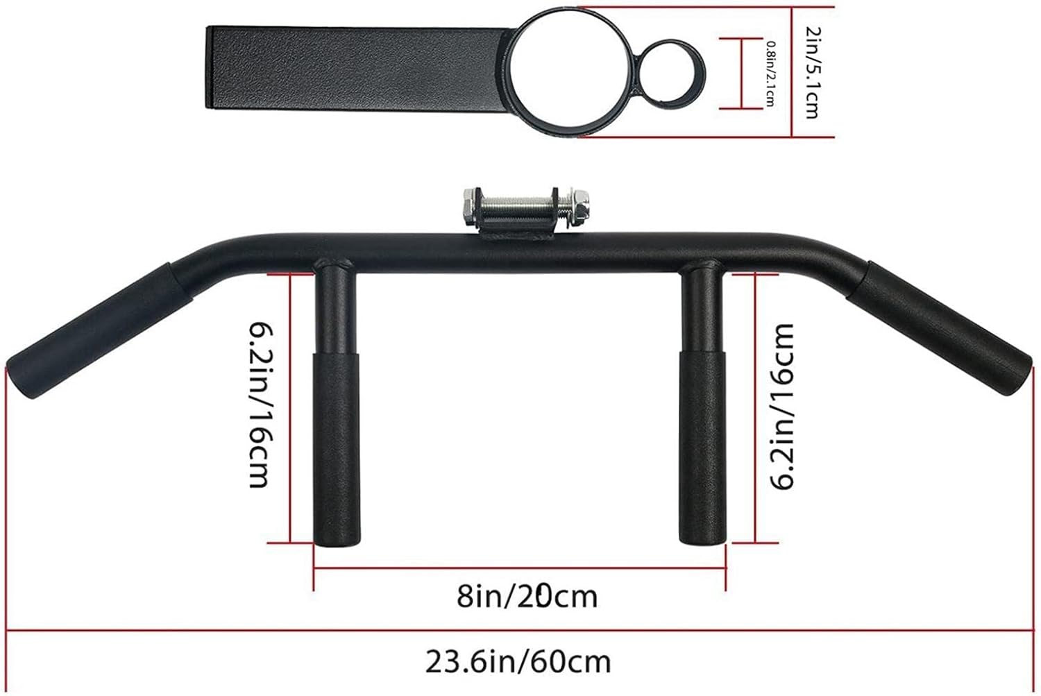 デッドリフトスクワットエクササイズ用のポータブル T バーロープラットフォームバーベルアタッチメント