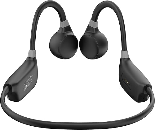 Miniatura 3 de Auriculares de conducción ósea impermeables con 8 GB de memoria incorporada, Bluetooth, micrófono, control de voz, banda de titanio, hasta 8 horas