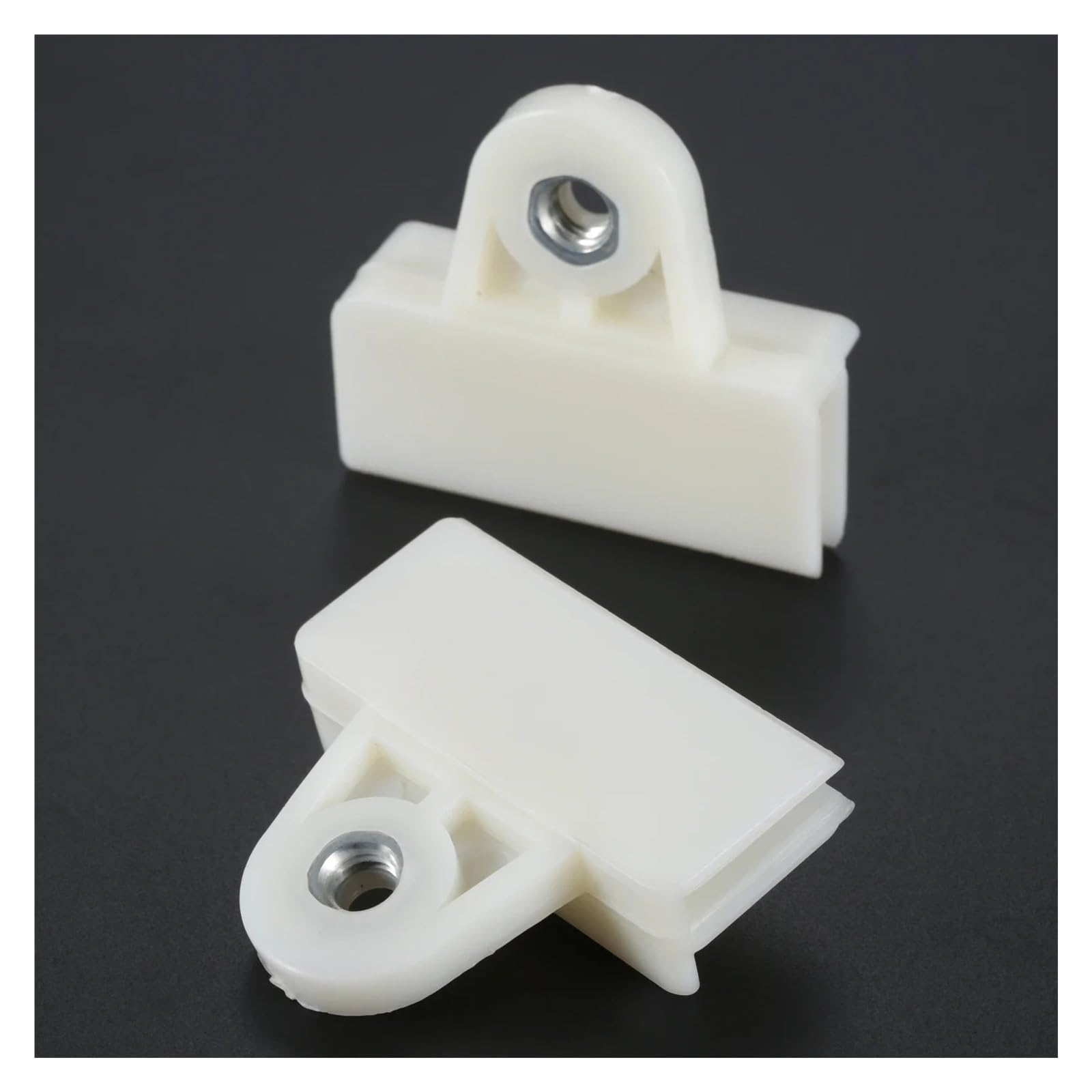 Samwdk One Color Glass Lifter 2Piece Car Door Window Regulator Glass Support Clips For Nissan D21 For Frontier For Pickup Truck Slider Sash Connector Holder Clip Car Window Regulator