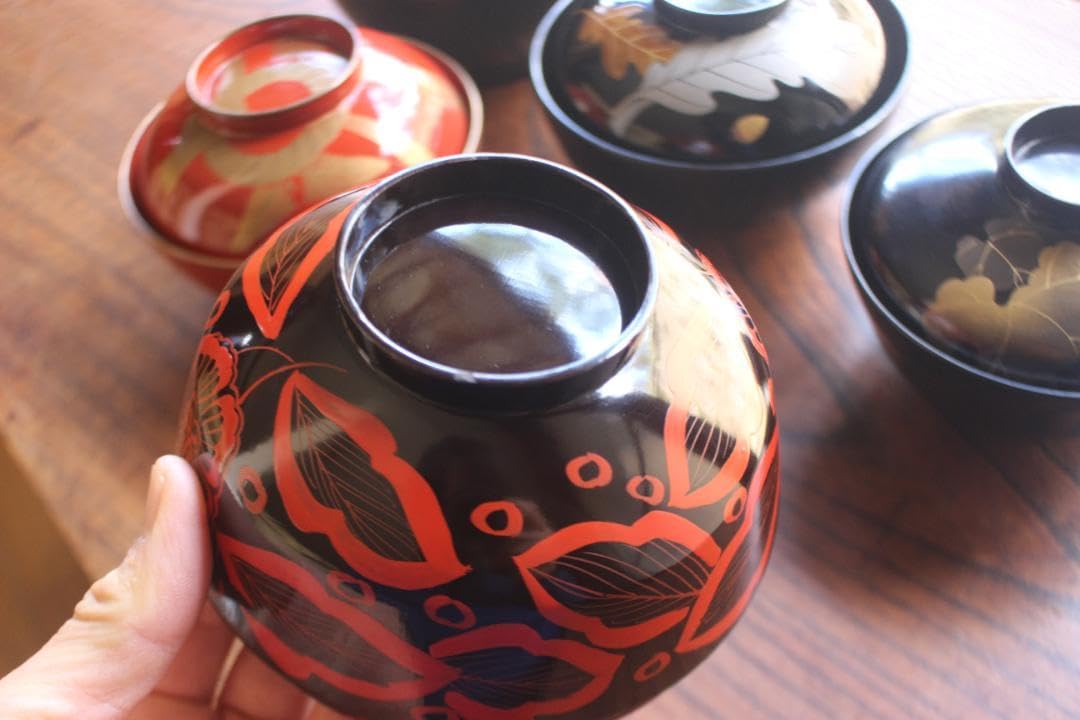 小傷有セット①！蒔絵椀など9点！（検輪島塗蒔絵椀懐石椀