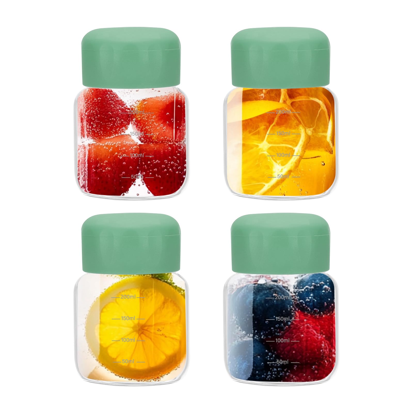 Bouteilles en verre 300 ml étanches PATIKIL pour conserver vos jus frais au réfrigérateur