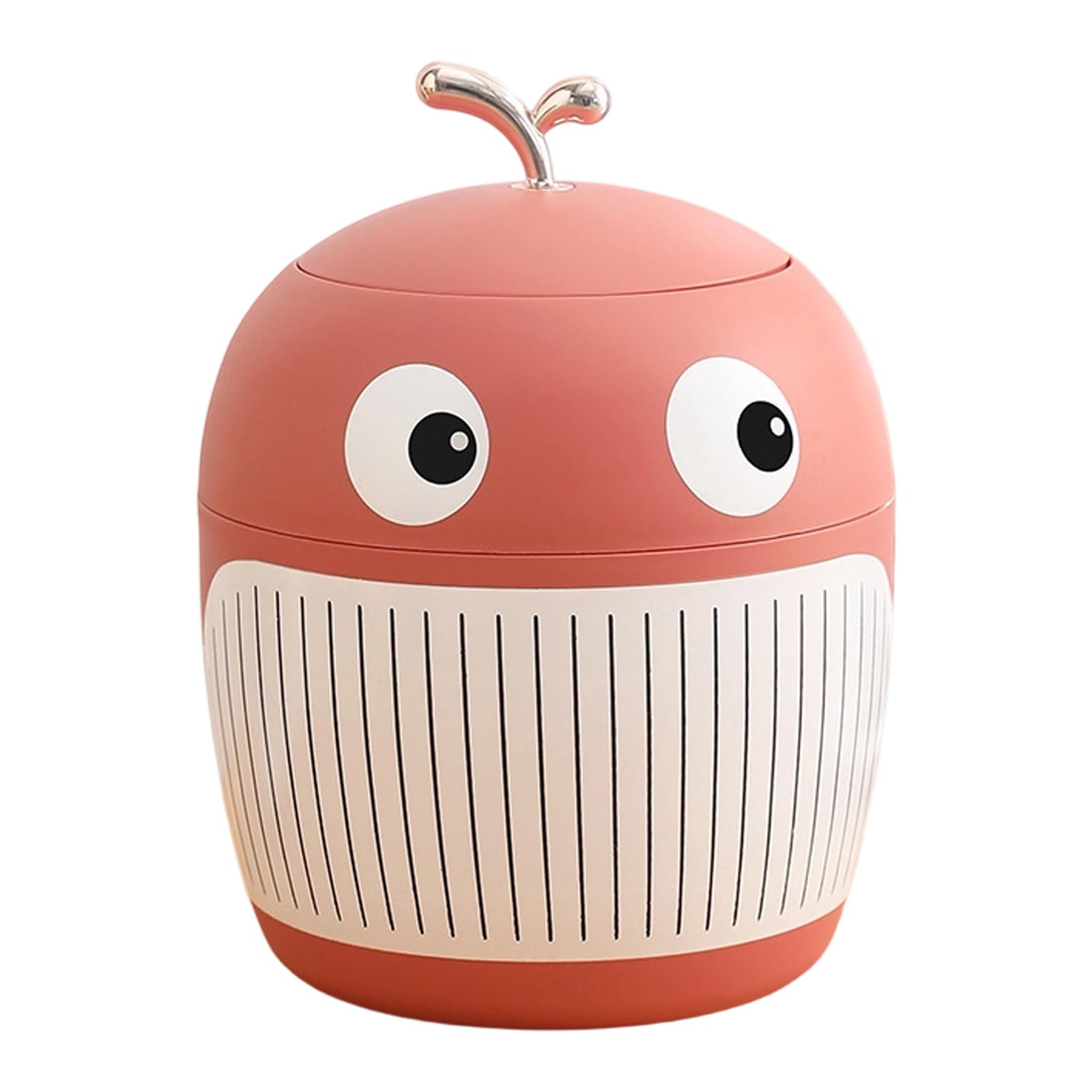 Kalttoy Desktop Cartoon Whale Trash Can Compact Space Saving for Offices Desks Sturdy Tabletop Garbage Bin Cartoon Whale Feature Perfect Home