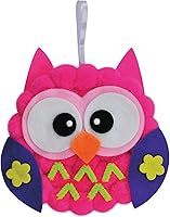 Vista 4 de Creativity Street Pom Pon Kit de Plato de Animal, Búho, 7" x 8" x 1", 1 Kit