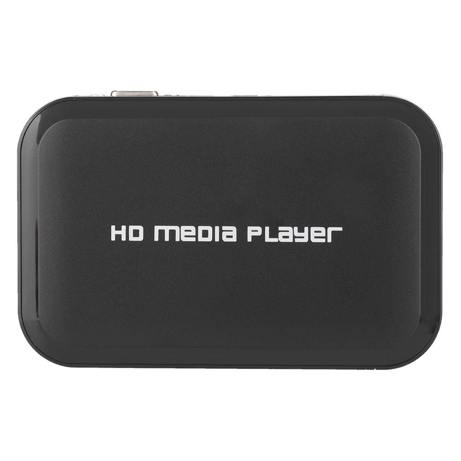 Odtwarzacz multimedialny z pilotem, odtwarzacz multimedialny 1080P Mini HDMI M3 HD Sieciowy odtwarzacz wideo z twardym dyskiem 100-240 V Hdmi odtwarzacz multimedialny, sieciowy odtwarzacz (EU)