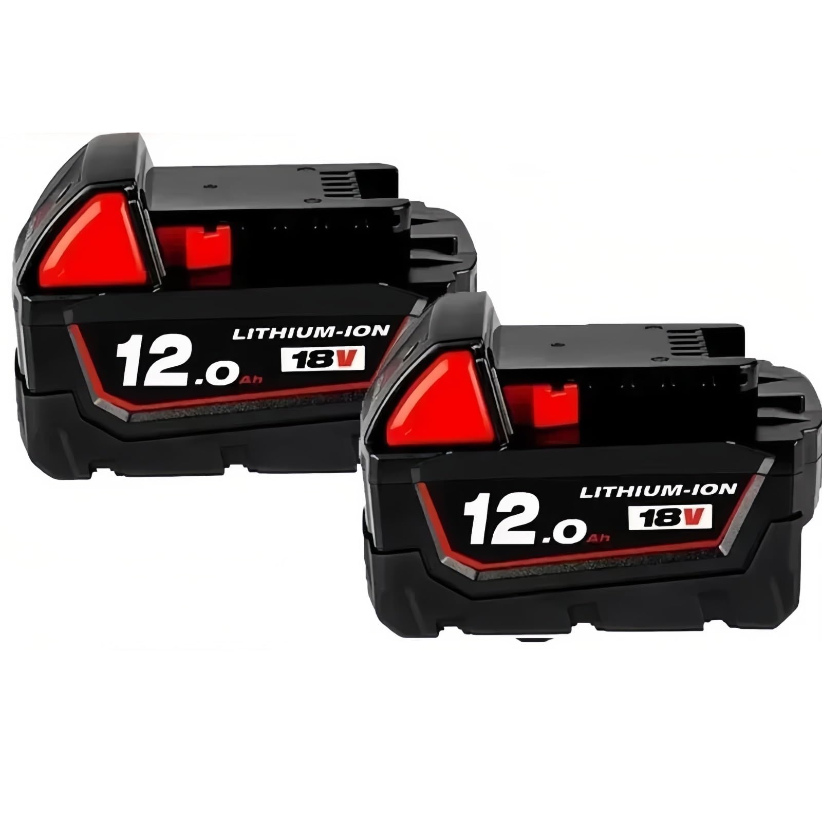 Replaced Batteria Li-ion 12000mAh 18V compatibile con Milwaukee M18 XC 48-11-1860, 48-11-1850, 48-11-1840, 48-11-1820 e 