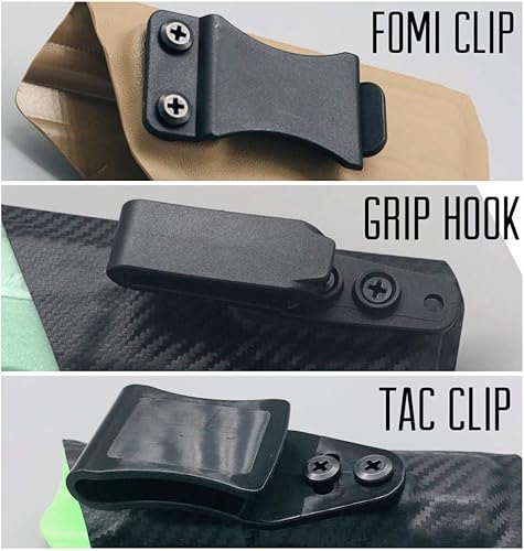 Miniatura 6 de Funda Neptune Concealment IWB Kydex para Sig P365XL con Olight Baldr Mini (en riel de recuperación) - Serie Triton con rodamiento ligero/láser -