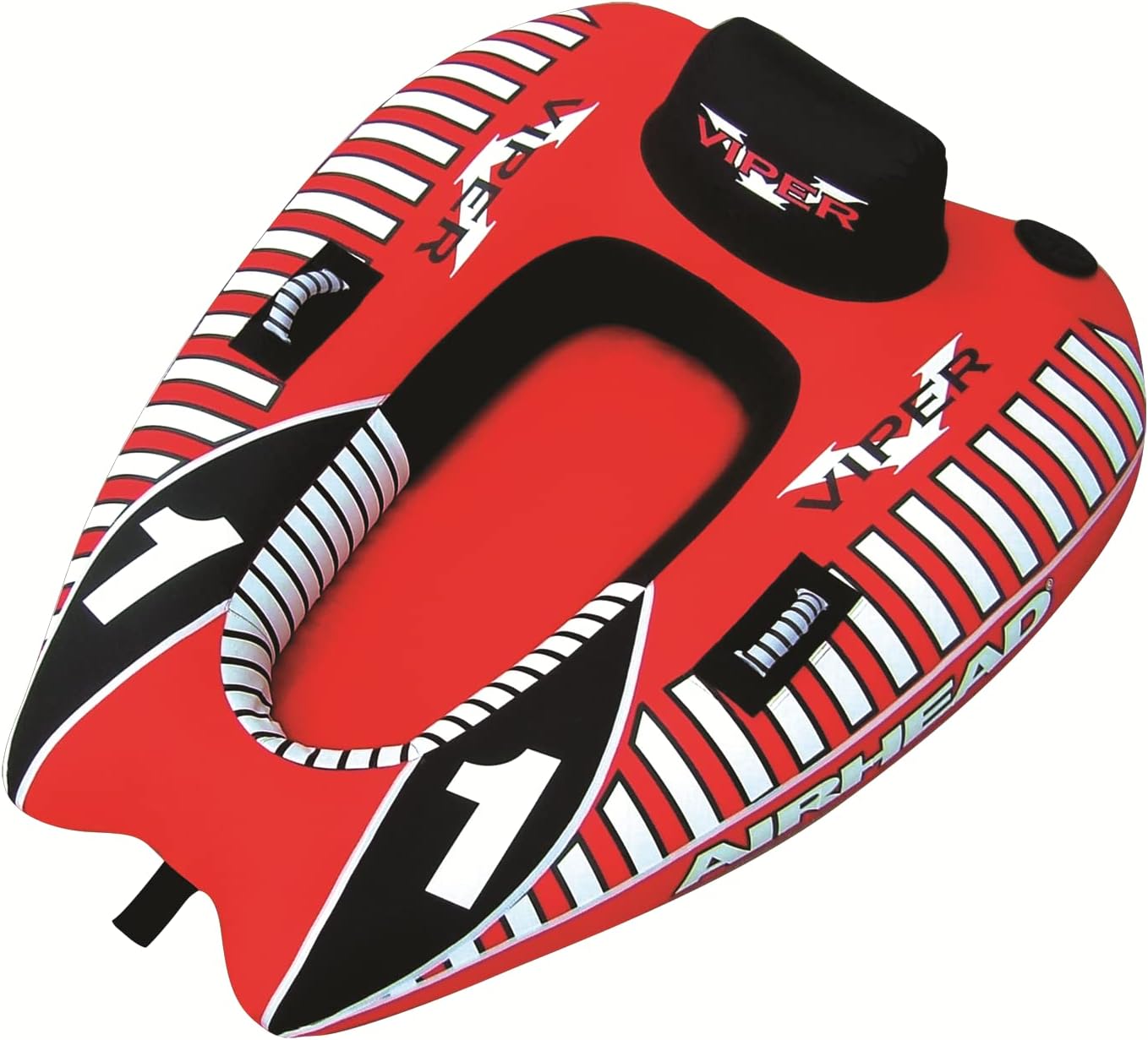 Airhead Viper Towable 1-3 Rider Models, Tube for Boating and Water Sports, Heavy Duty Full Nylon Cover