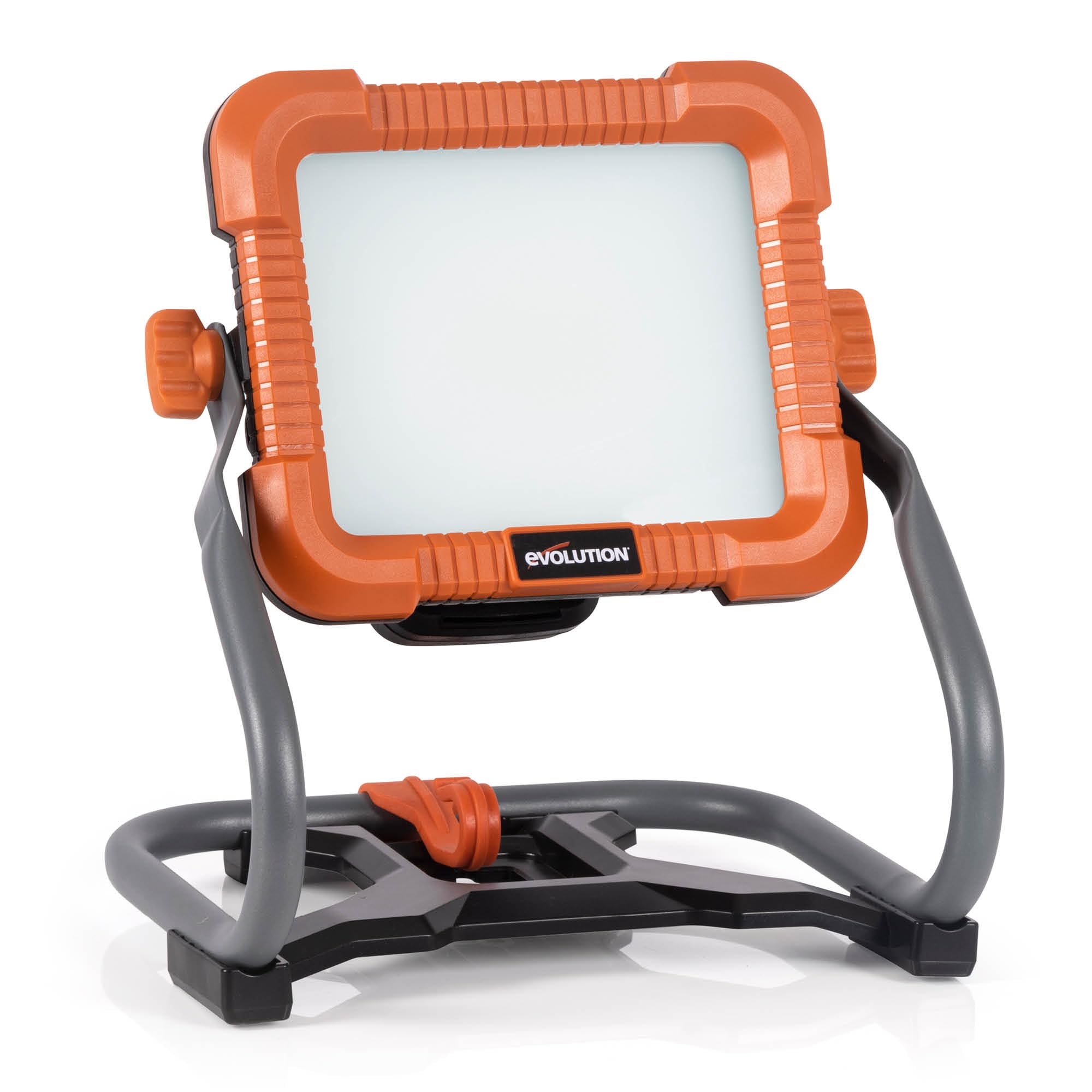 Evolution Power Tools R2700WLT-Li – przenośna bezprzewodowa akumulatorowa lampa robocza LED – lampa akumulatorowa, 3 poziomy oświetlenia, 2700 lumenów, 18 V Li-Ion. Bez akumulatora w zestawie.