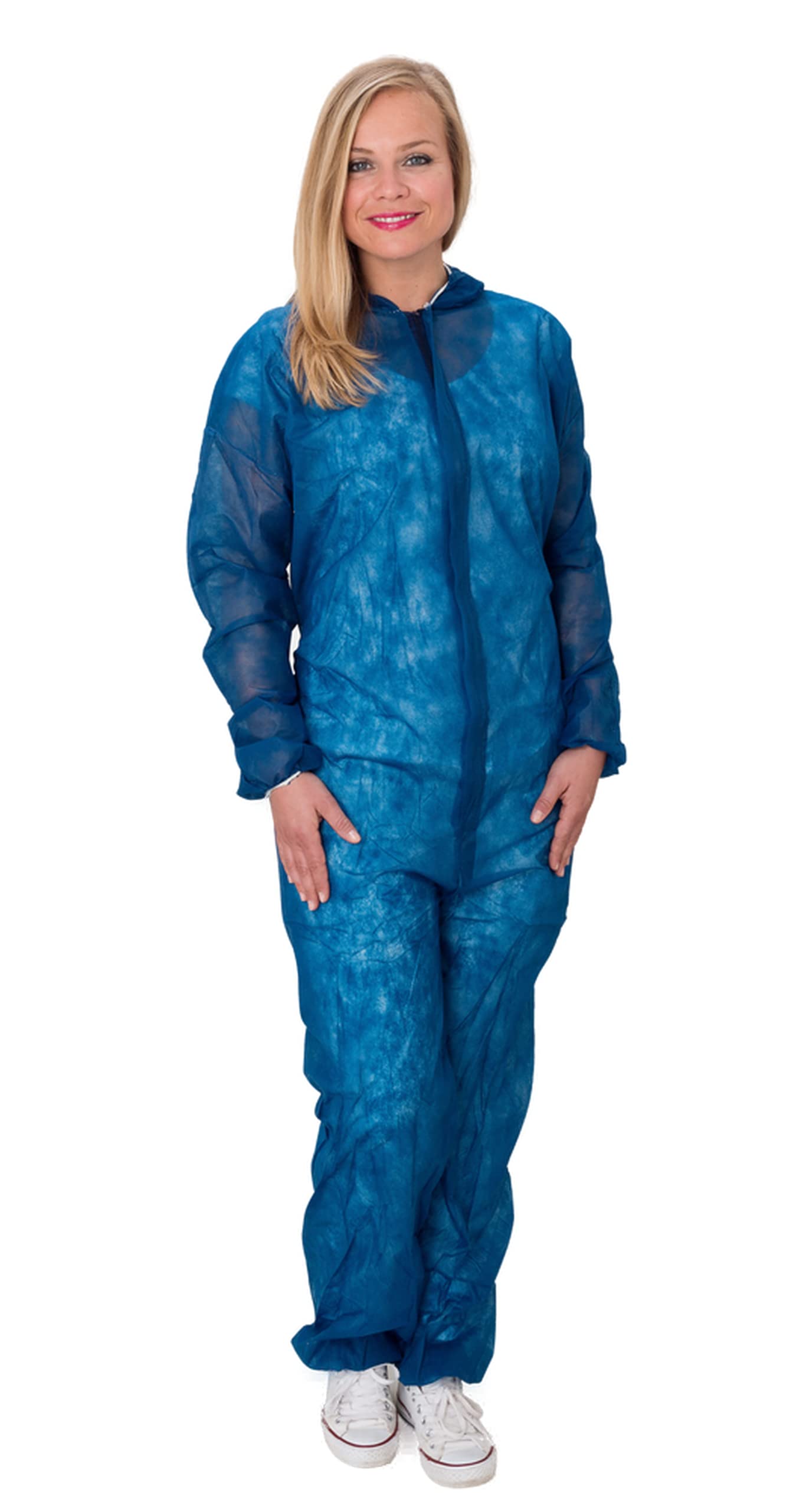 BICAP 100 x Maleroverall - Einweg Maler Overall Maleranzug Fastnacht Karneval Freizeit