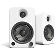 Kanto YU4MW Powered Speakers with Bluetooth and Built-in Phono Preamp | Auto Standby and Startup | Remote Included | 140W Pea