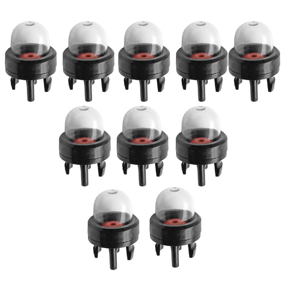 Qhalen 10Pcs General Snap-In Primer Bulb Fits For The Carburetors Of Chainsaws, Blowers, Trimmers, That Have The Snap In Primer Assemblies, Such As Mcculloch, Craftsman, Husqvarna, Poulan.
