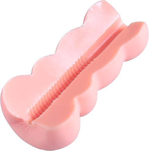 Miniatura 6 de Masturbador masculino juguetes sexuales para hombres, libra y mitad de coño grueso, túnel texturizado y acanalado, hecho de (TPE), sensación de piel