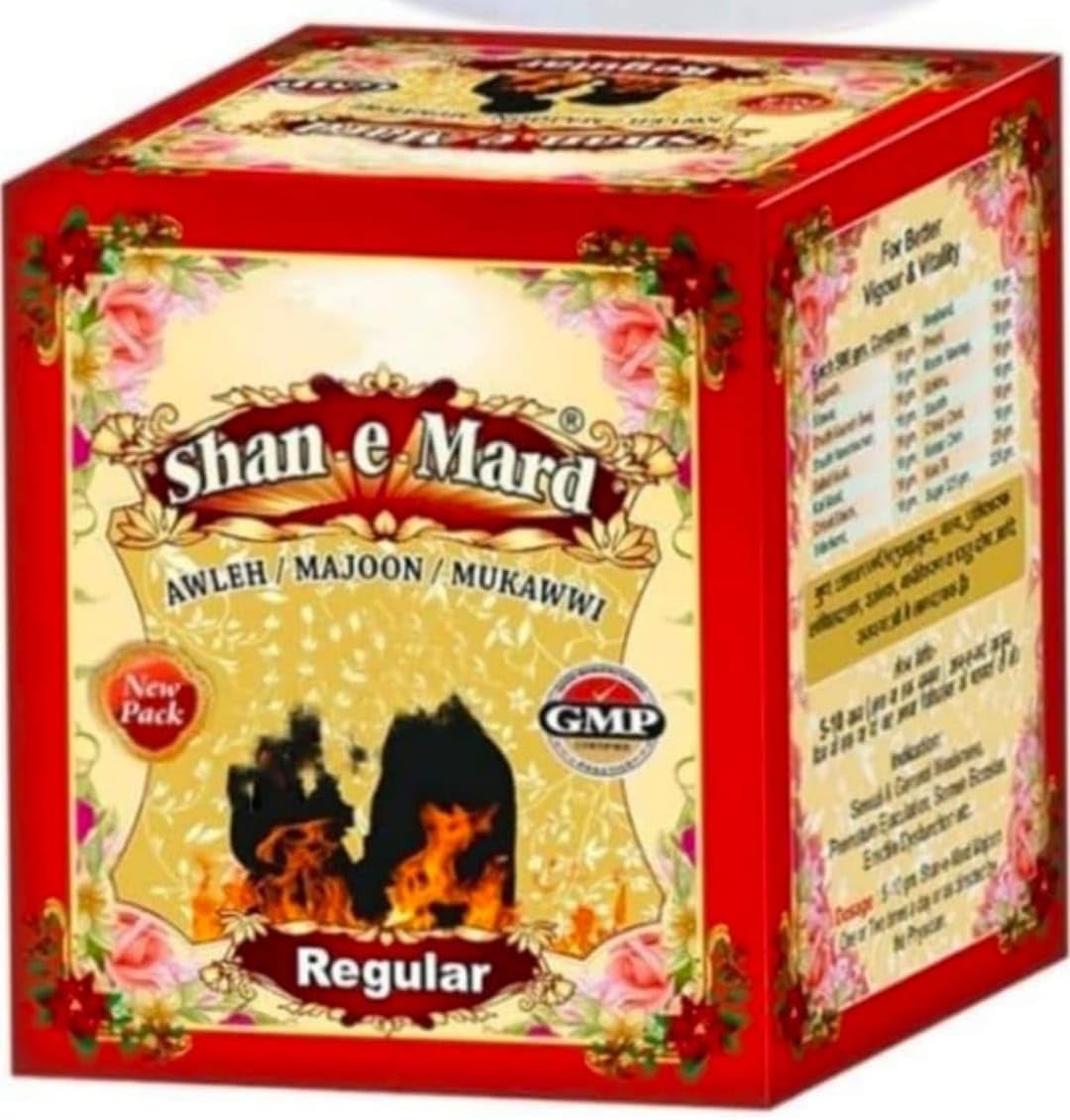 VK Pack of 1 Shan-E-Mard Regular Majoon (Red) - 8.81Ounce / 250gram