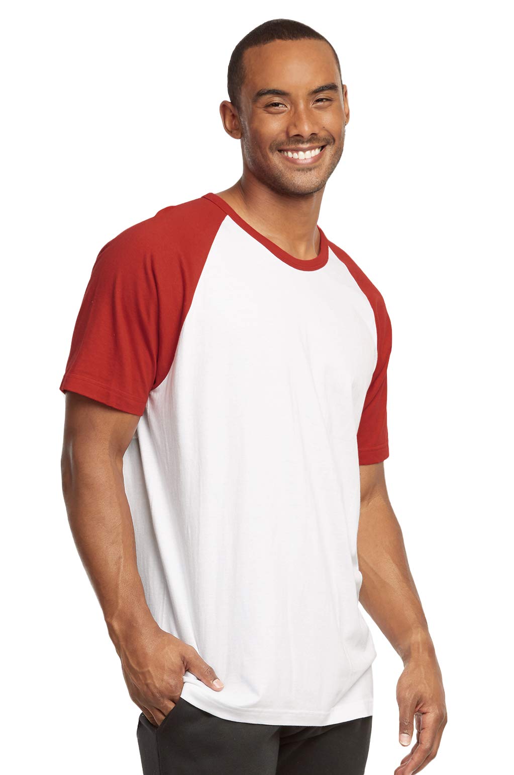 TOP PROMen's Short Sleeve Baseball Tee Shirt