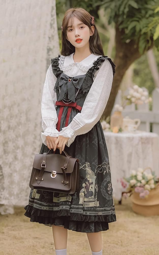 Amazon.co.jp: [ZATAO] ロリータ ワンピース JSK ジャンパースカート