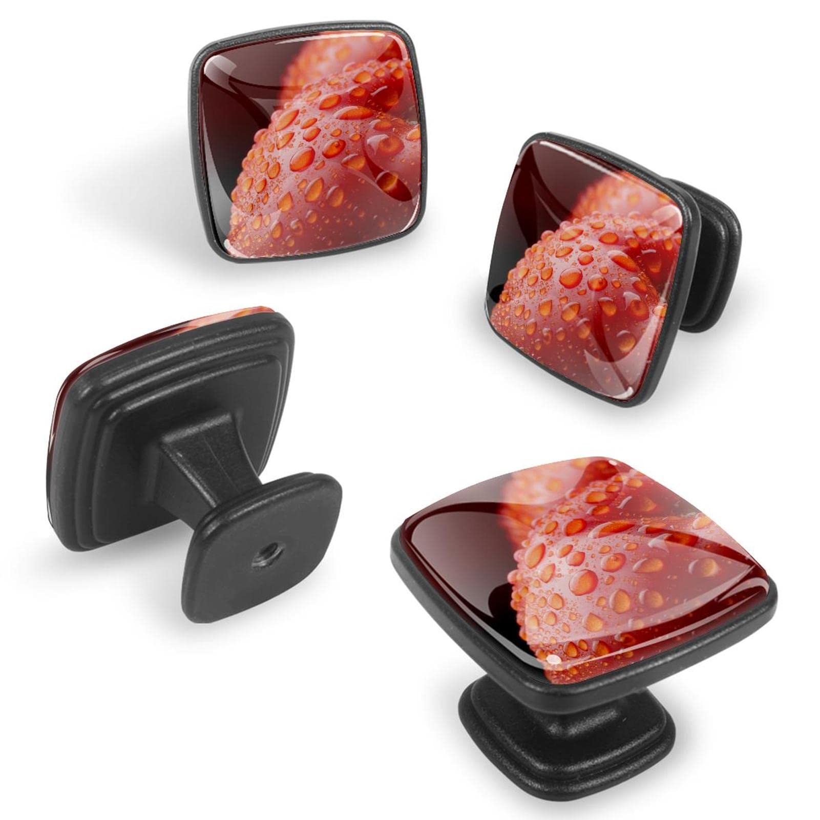 Boutons pour armoires et tiroirs style ferme | Design tomate original