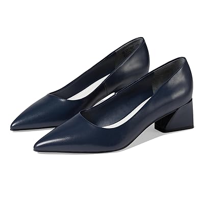 Franco Sarto Racer Pointed Toe Block Heel Pump High Women