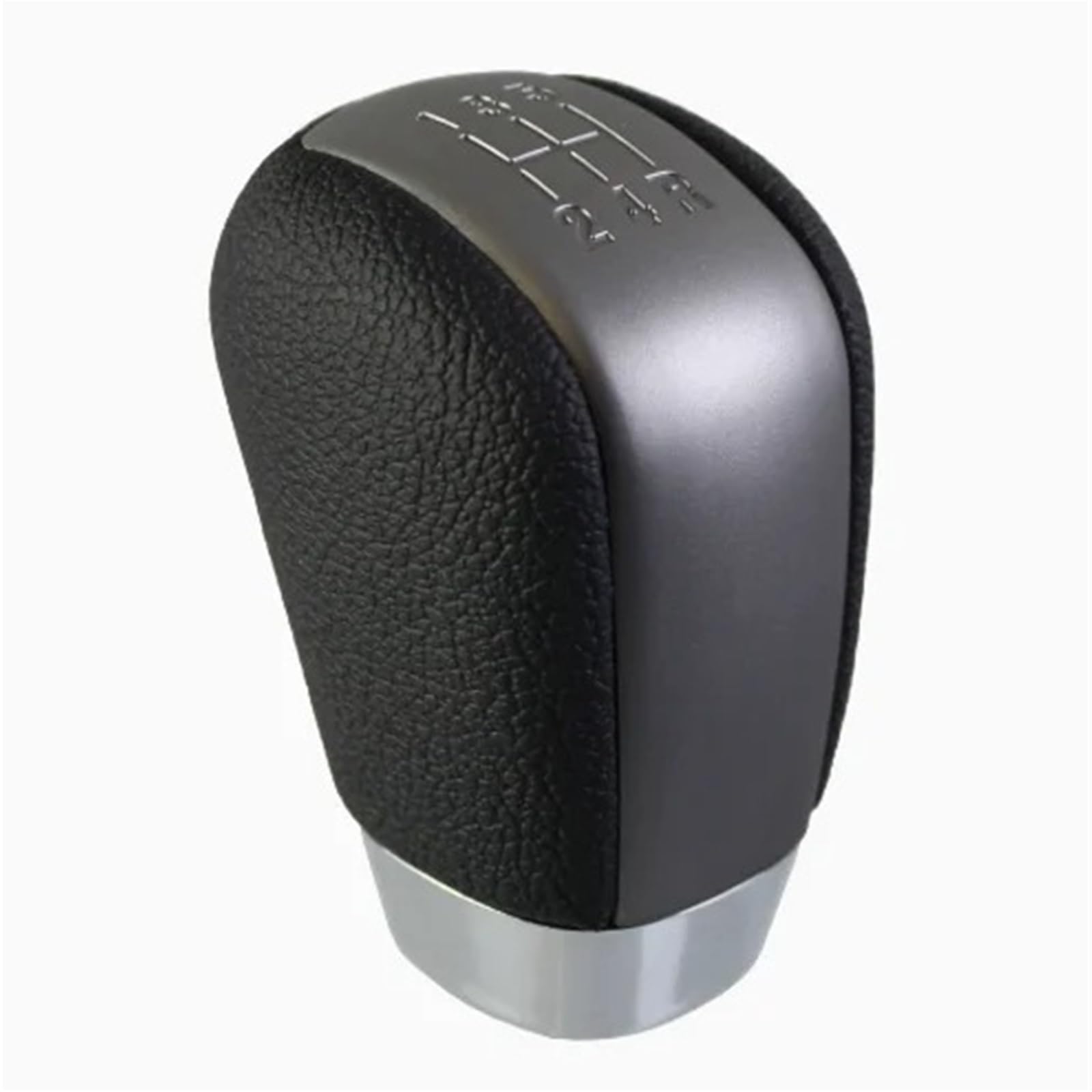 Dufwehr Matte Gray-2 Shifter Knob For Suzuki For Grand For Vitara 2 Ii Mk2 (Jt) 2006-2015 Leather 5-Speed Gear Shift Knob Lever Change Head Stick Shifter Transmission(Matte Gray-2)
