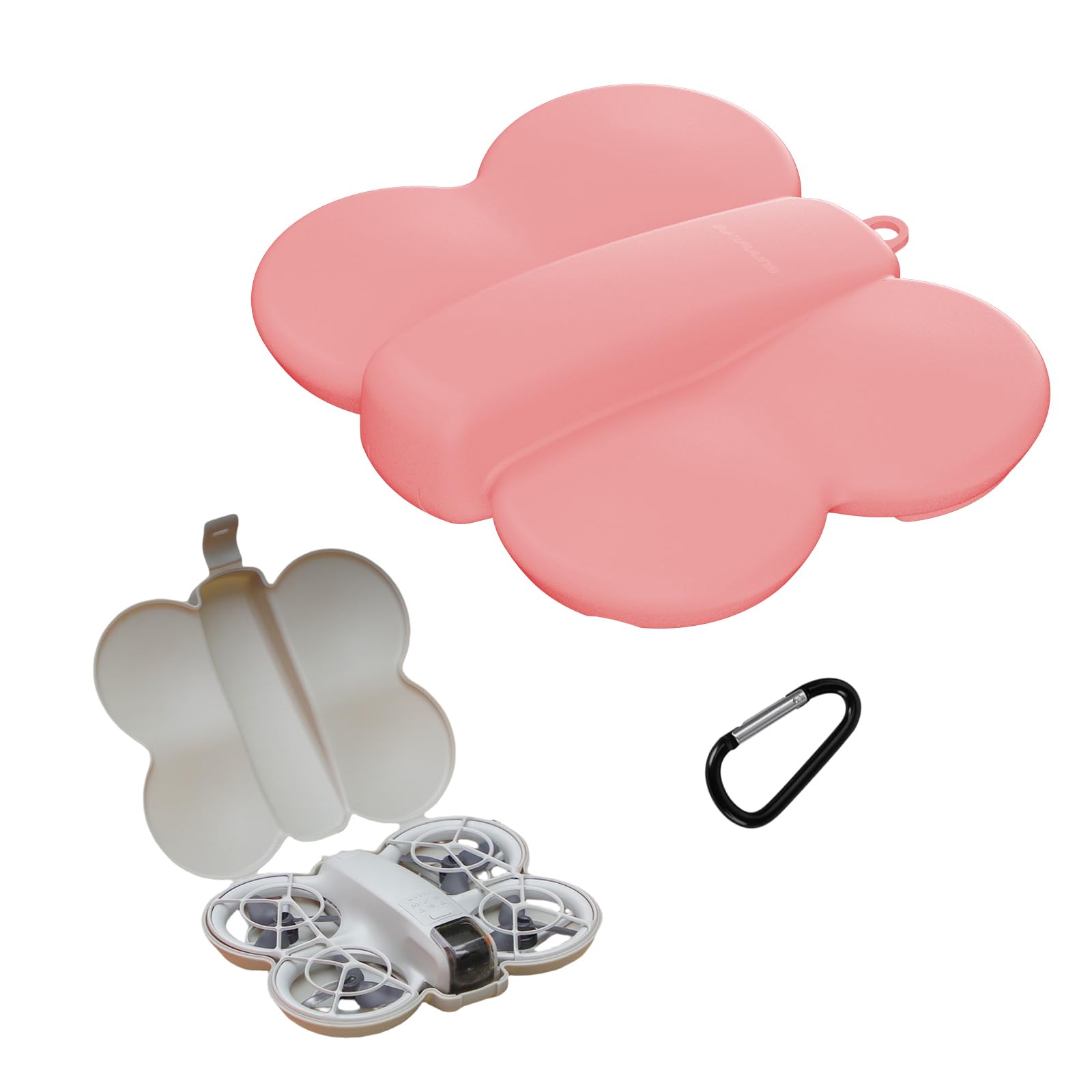 FSIDIWT Storage Bag for DJI Neo, Portable Travel Case Protective Carrying Case Compact Bag for DJI Neo Drone Accessories (Pink)