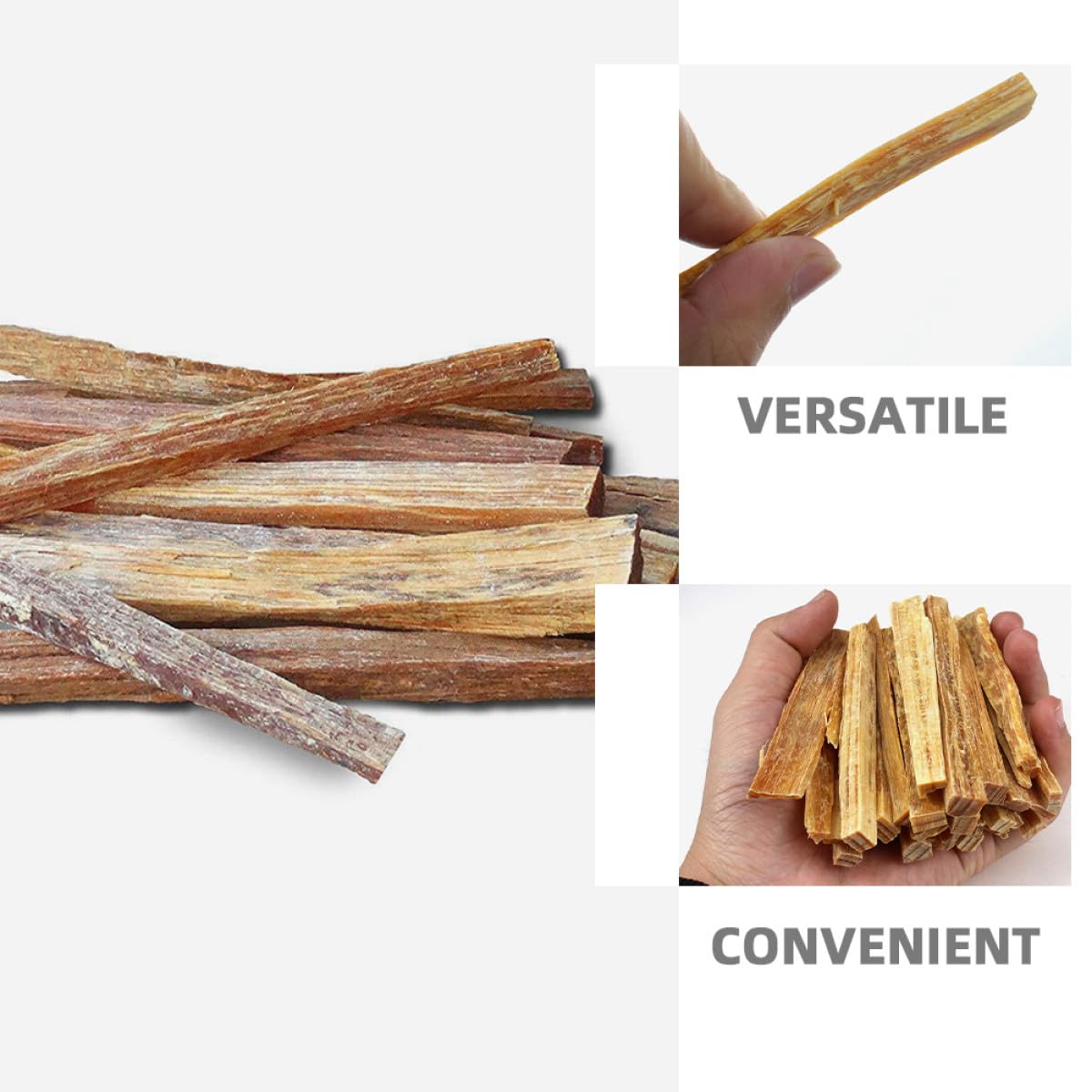 Housoutil Natürliche Anzündhölzer aus Getrocknetem Holz 2 Boxen Geeignet für Kaminbesteck und Outdoor Feuerstellen Camping Zubehör
