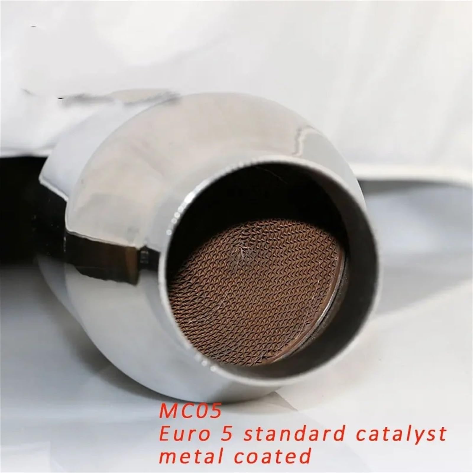 katalizator akcesoria Układ wydechowy samochodu 57mm wlot wylot metalowy katalizator uniwersalny samochodowy katalizator wydechowy o wysokim przepływie | MC05-EURO5