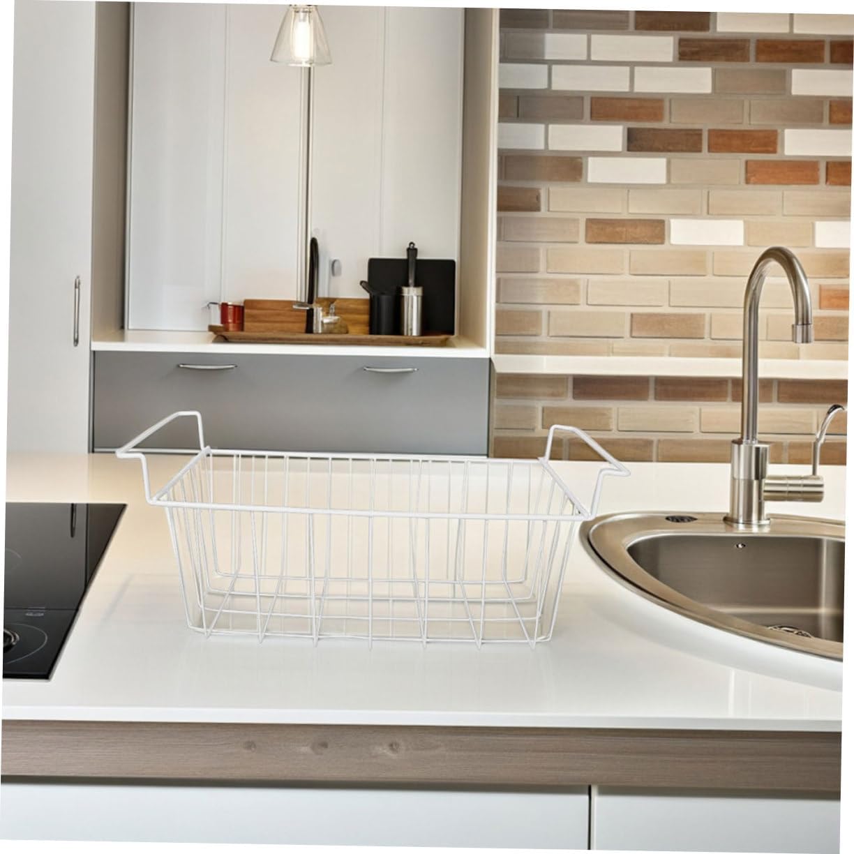 Chest Freezer Storage Baskets Heavy Duty Metal Organizer Bins for Freezer and Pantry Space Optimizing Wire Baskets for Fruits Vegetables and Snacks Versatile Fit for All