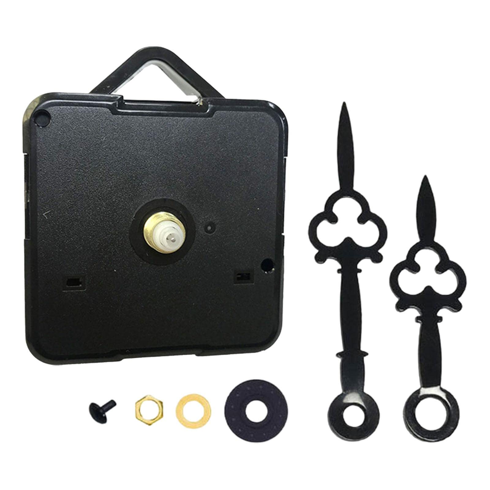 MERISHOPP®Wall Clock Movement Mechanism Battery Operated Silent Sweep Repair Parts Black with 2 Pointer|Home & Garden | Home Decor| Clocks-image-39