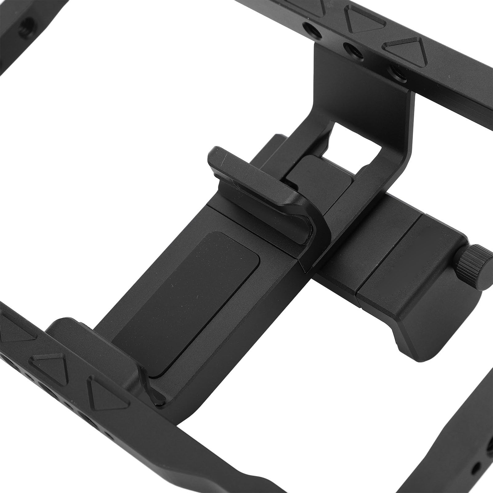 Kit Universale per Attrezzatura Video per Smartphone con Supporti per Scarpe Fredde per Microfono e Attacco Luce per Vlogger Kit Gabbia per Telefono in Lega di Alluminio per Creatori di