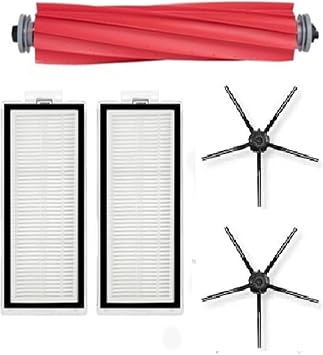 Siyah Roborock ile Uyumlu Q7 Q7 Max Plus Yedek Hepa Fitre Set-5 Par a Roborock ile Uyumlu Q7 Max Q7 Max Plus ile uyumlu
