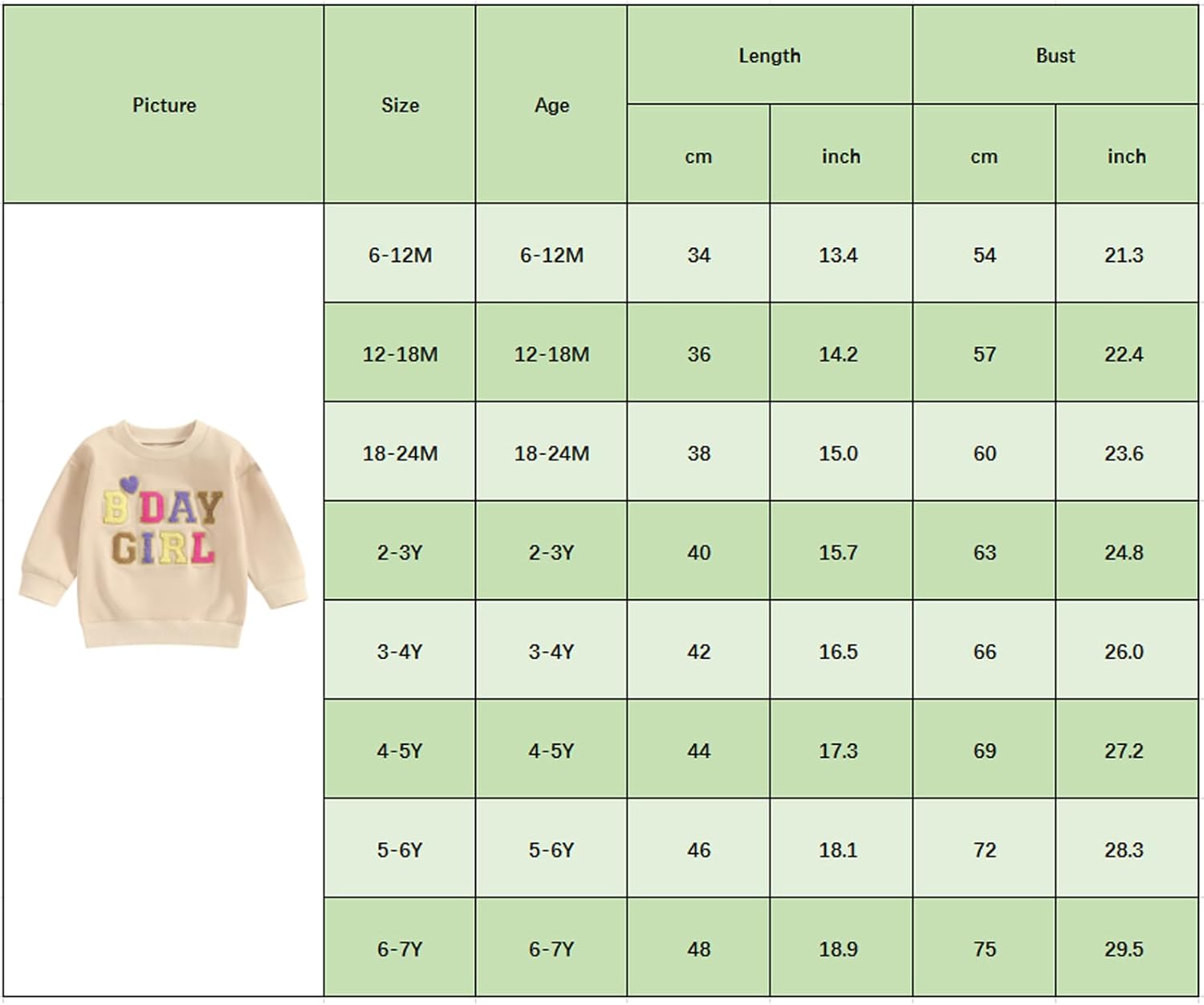 Birthday Shirt for Toddler Baby Boy Girl Cute Colorblock Letter Sweatshirt Long Sleeve Crewneck Tops Birthday Outfit - Image 6
