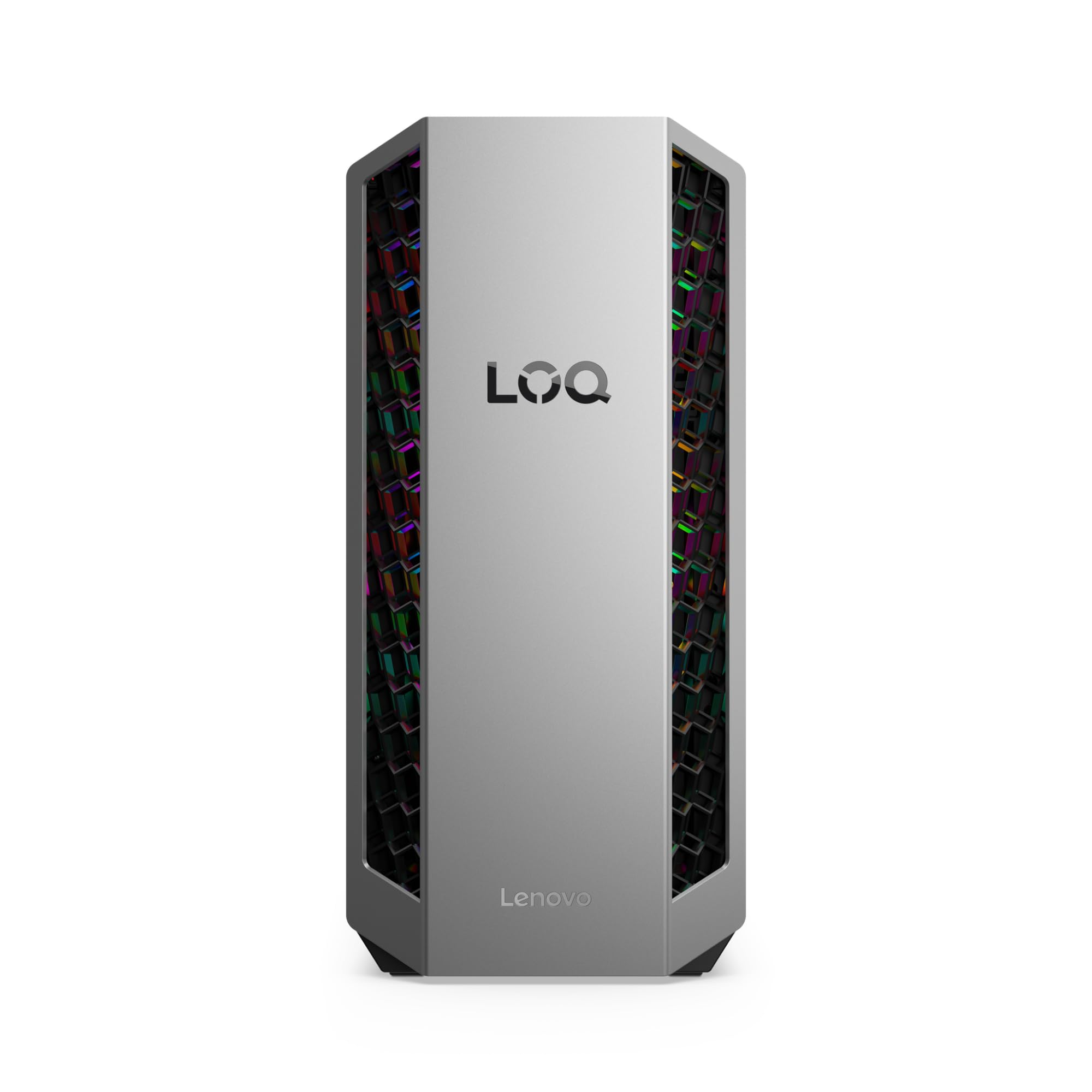 Lenovo LOQ Tower 26ADR10 Gaming Desktop | NVIDIA GeForce RTX 50 | AMD Ryzen 7-8745HX | 32RAM | 1TB | WiFi 7 | Windows 11 | 26L | 11.5kg | Luna Grigio Eclipse Black | 3 mesi GamePass