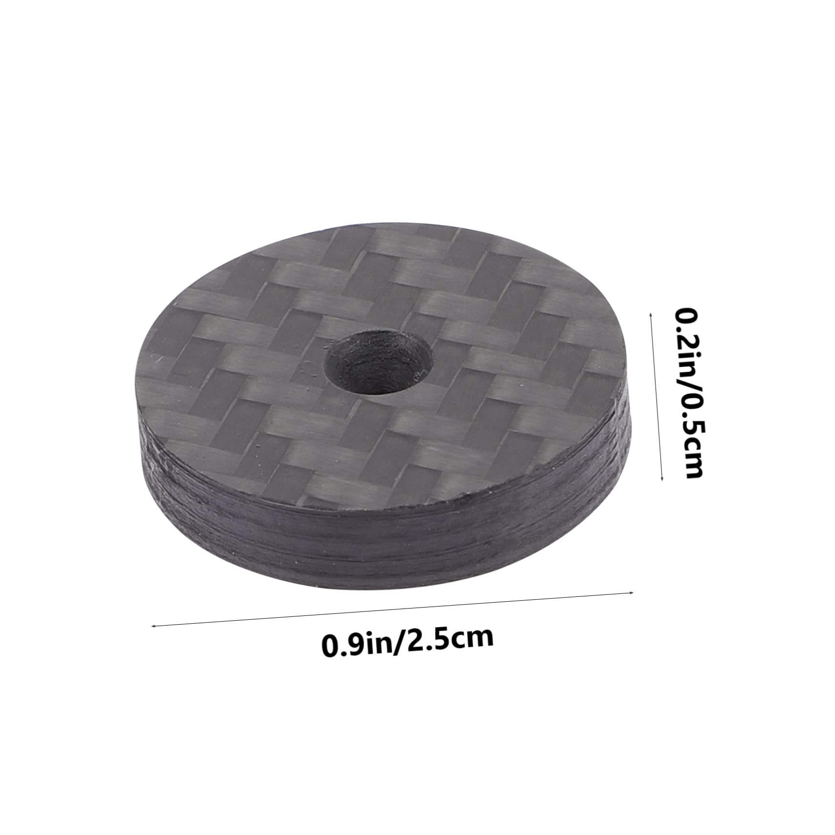 Balacoo Carbon Fiber Speaker Spikes Pads 4pcs Isolation Feet Mats Minimize Vibration Improve
