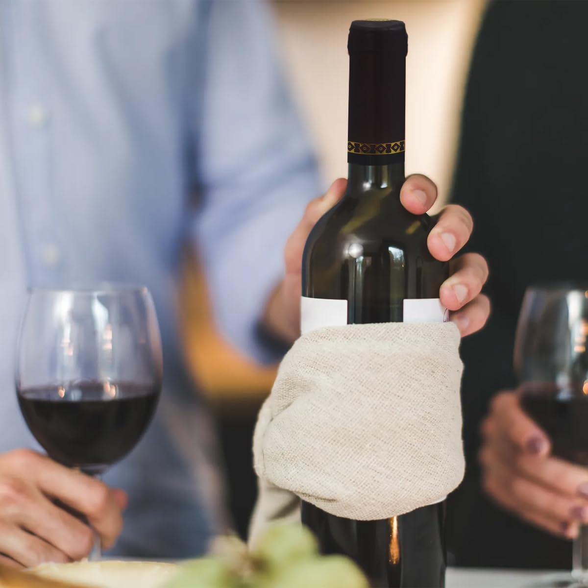 Capsule Termorestringenti Per Vino - 100 Pezzi, 33mm, Rosso E Nero - Foto 5