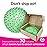 Edushape Original Sensory Ball - 7 Deflated Transparent Green Color Baby Ball Enhancing Gross Motor Skills for Kids 6 Months & Up