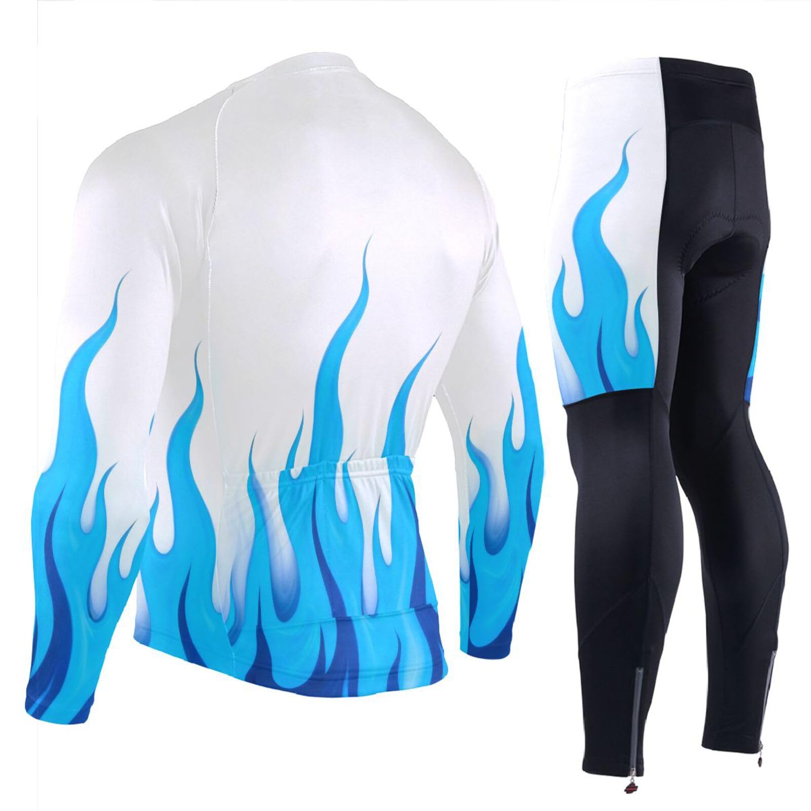 Herren Radtrikot mit Taschen, atmungsaktiv, Mountainbike-Hemden für 3D-gepolstert