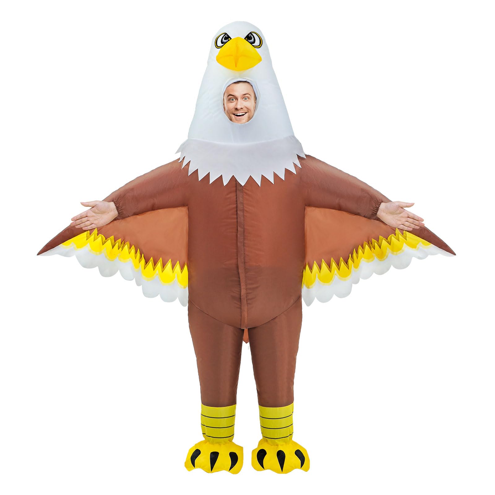 Seeds of LightEagle Inflatable Costume,Adults Independence Day Inflatable Costume,Funny Blow up costumes for Adults