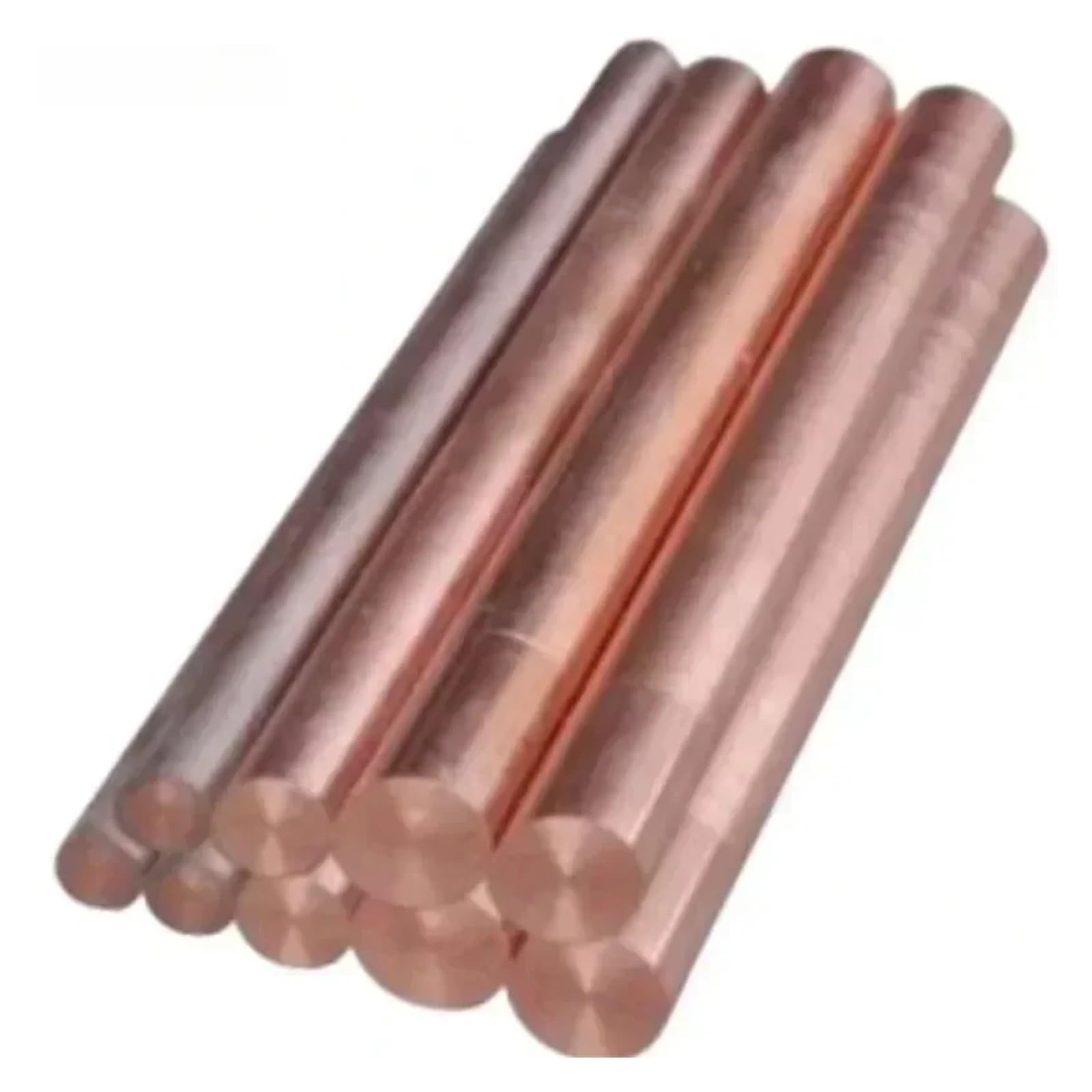 Rame Rod T2 Asta di rame Cu viola ad alta purezza Diametro scarico dello stampo 3 mm-200 mm Rame solido(D 60x200mm)