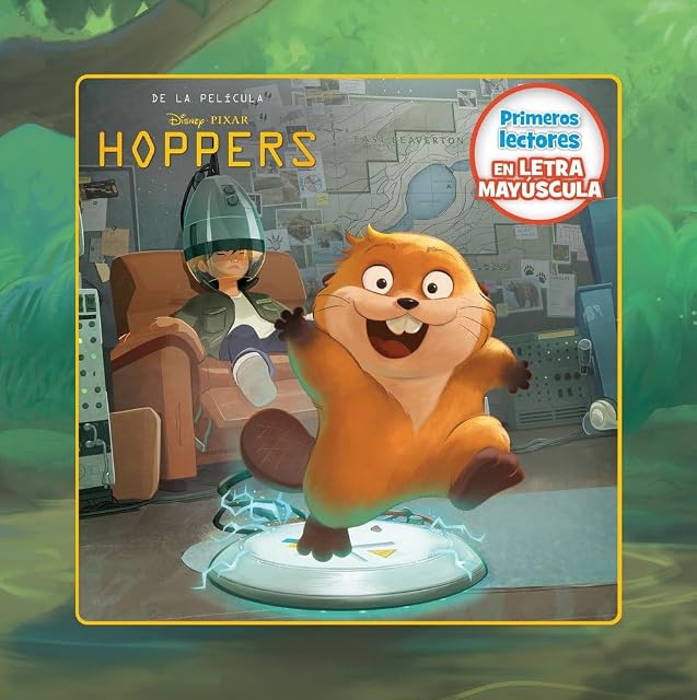 Portada de Hoppers. Primeros lectores en letra MAYÚSCULA