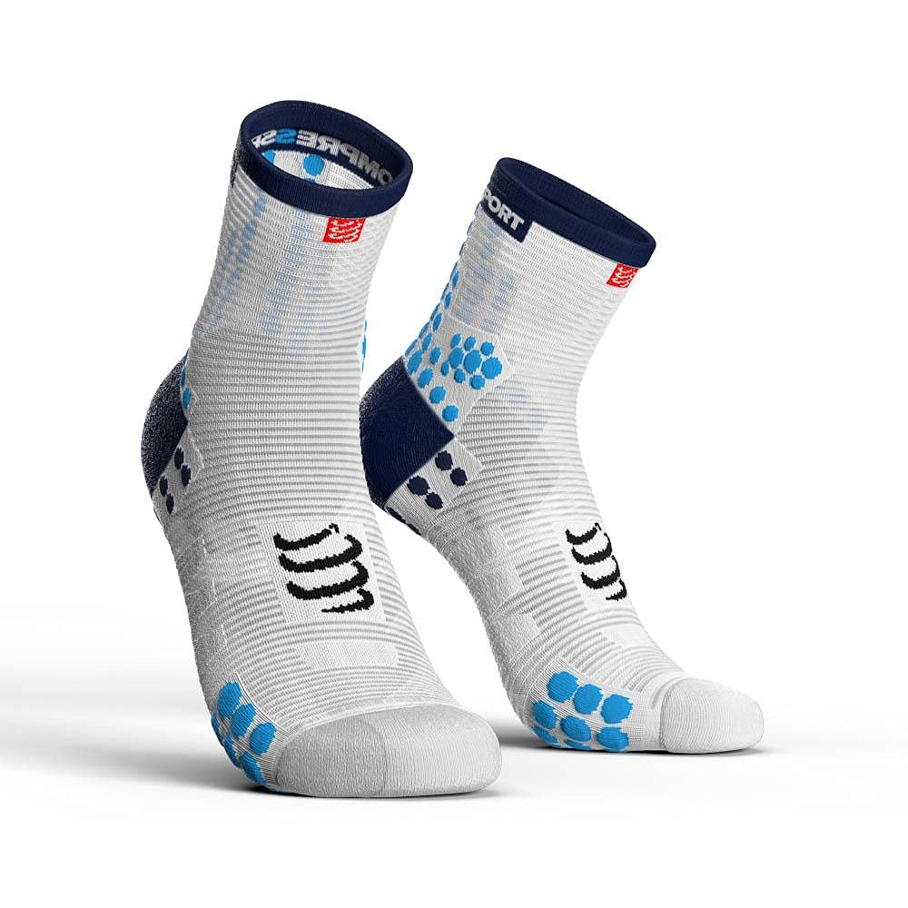 COMPRESSPORTMen's Pro Racing Socks V3.0 Run High Calcetines de carreras profesionales