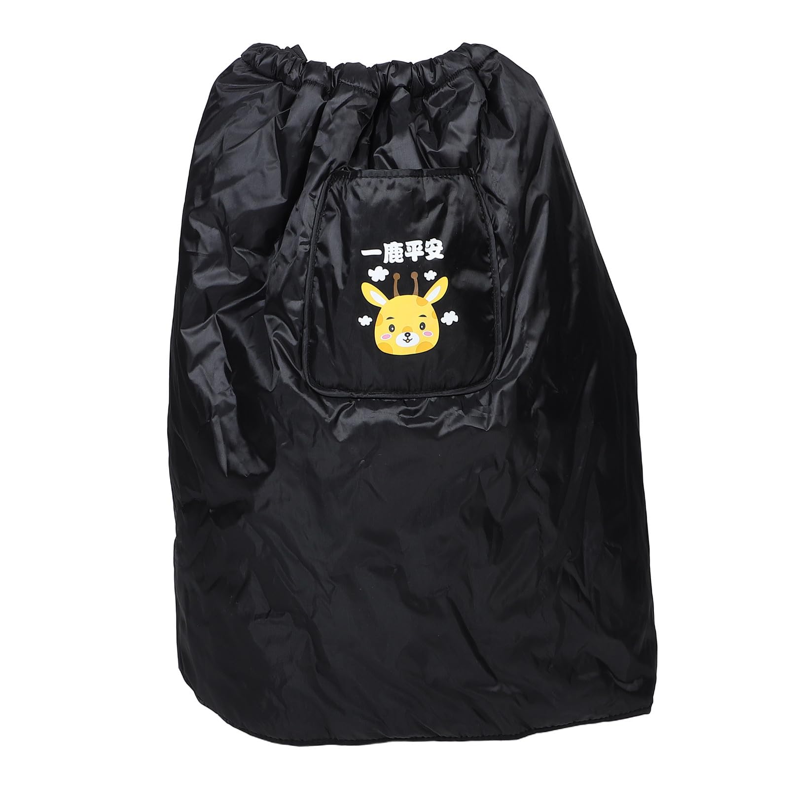 Hemobllo Copertura Gambe e Design Minimalista Nero Lunghezza Regolabile in Cotone Peluche Protezione Termica Antivento per Scooter Elettrico per Uso Urbano