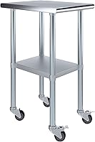 Vista 447 de Mesa de trabajo de acero inoxidable, mesa de metal