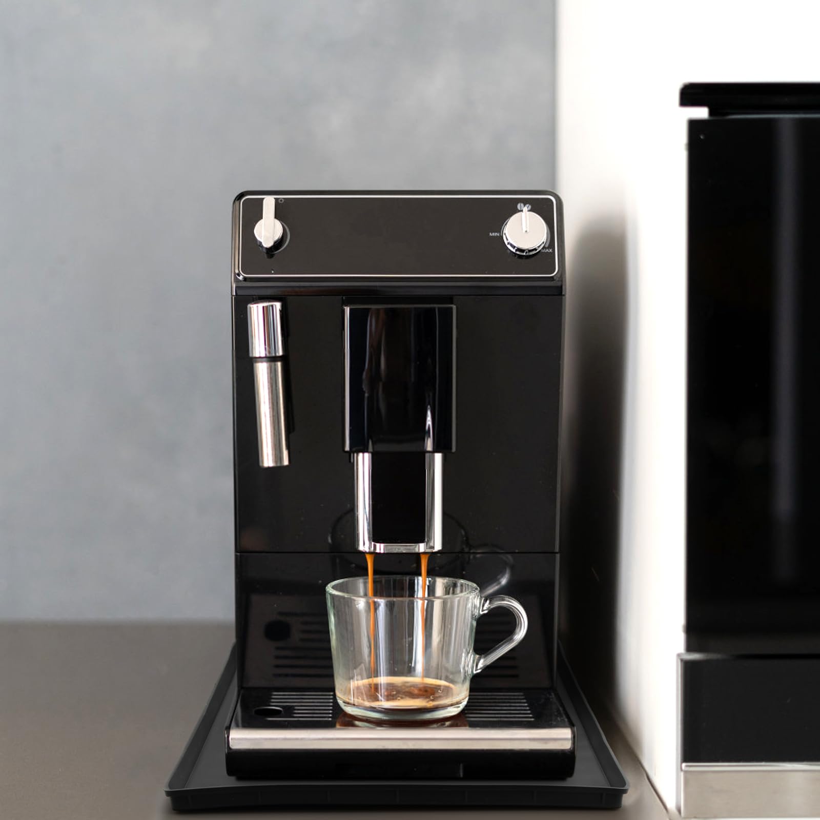 Mritrit Silikon Unterlage Kaffeemaschine 46x28cm - Anti Rutsch Matte Mit Rand