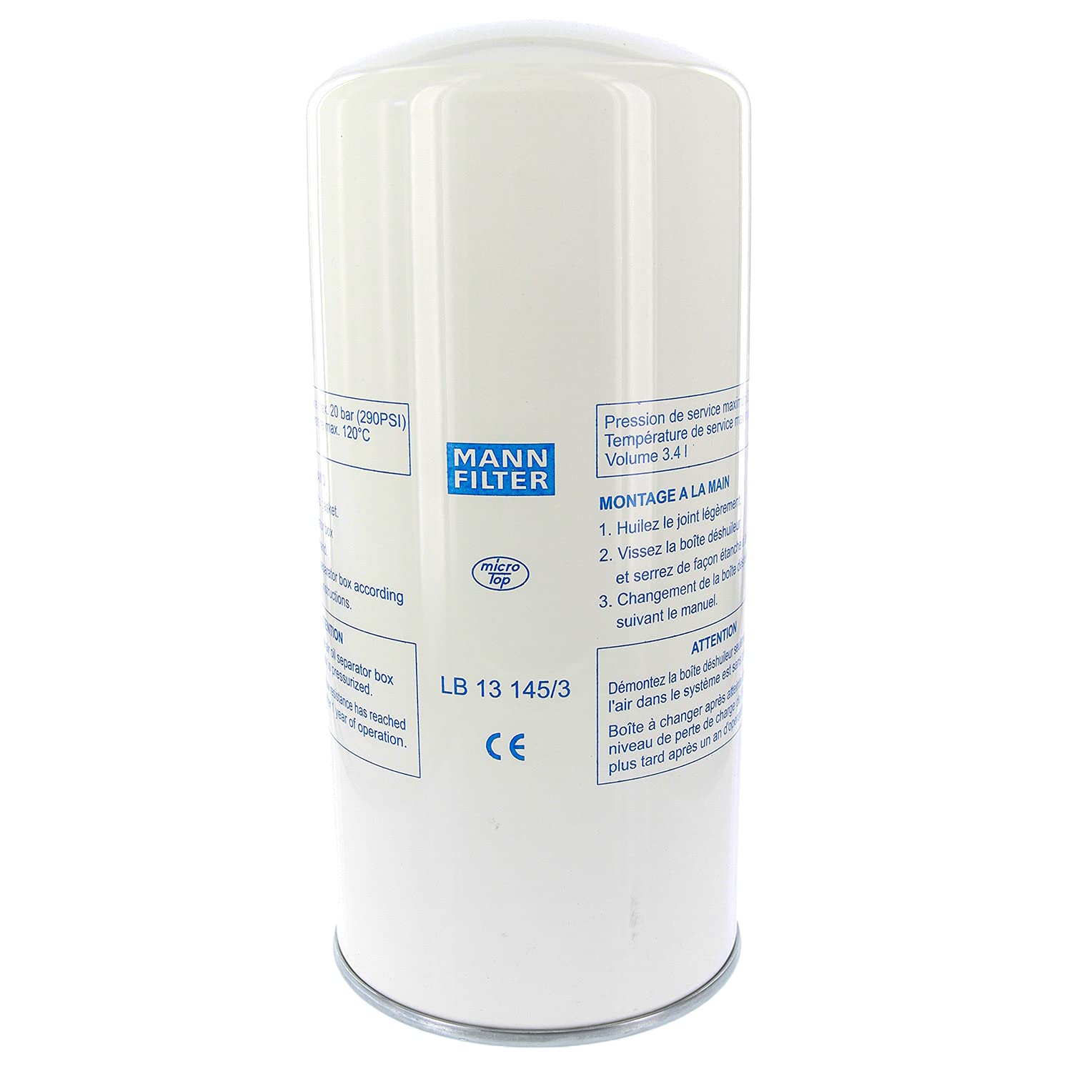 Aftermarket Boss Industries 304122 Air/Oil Separator | Replacement Part | Spin-On Type | for Compressed Air Equipment & Systems