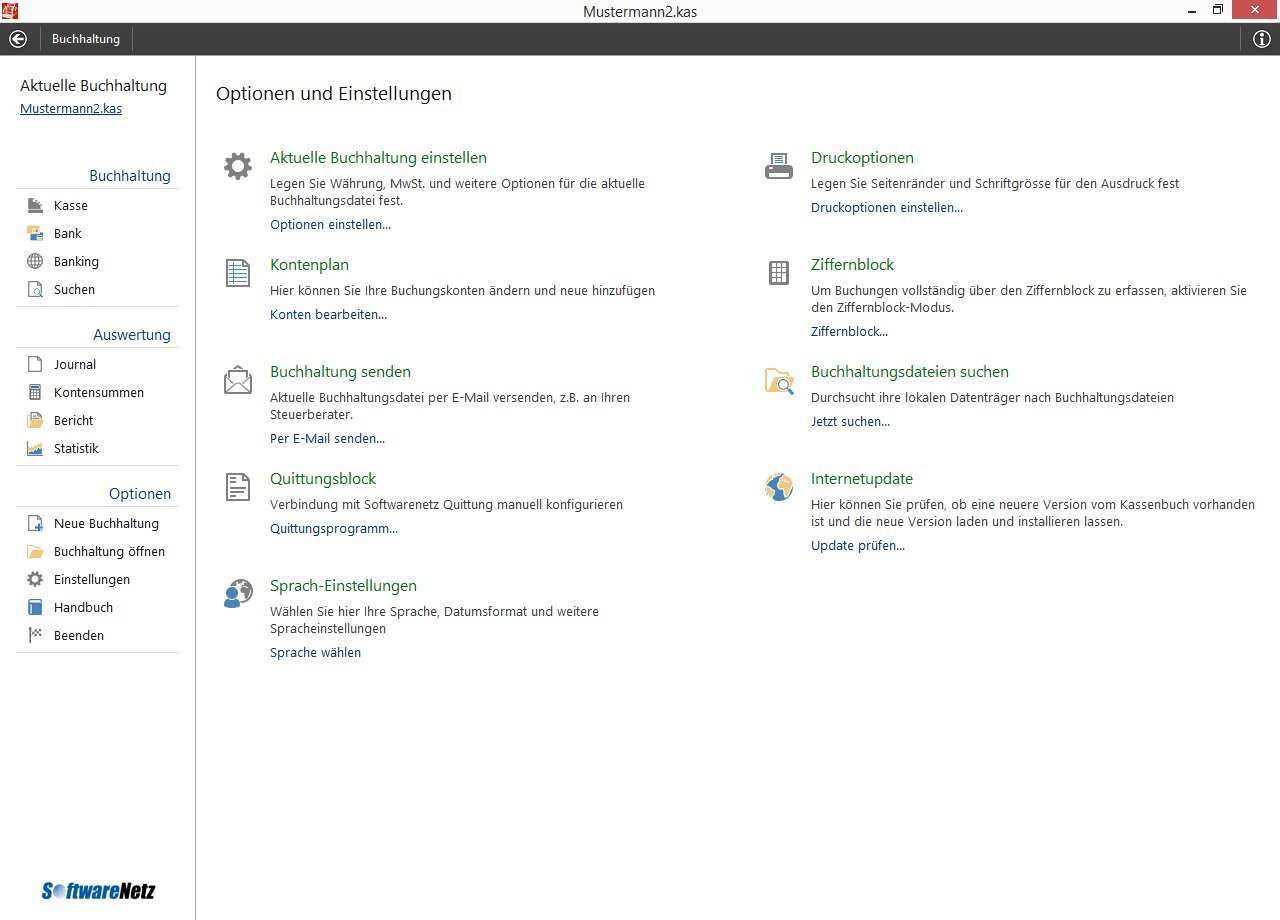 Softwarenetz Kassenbuch 5