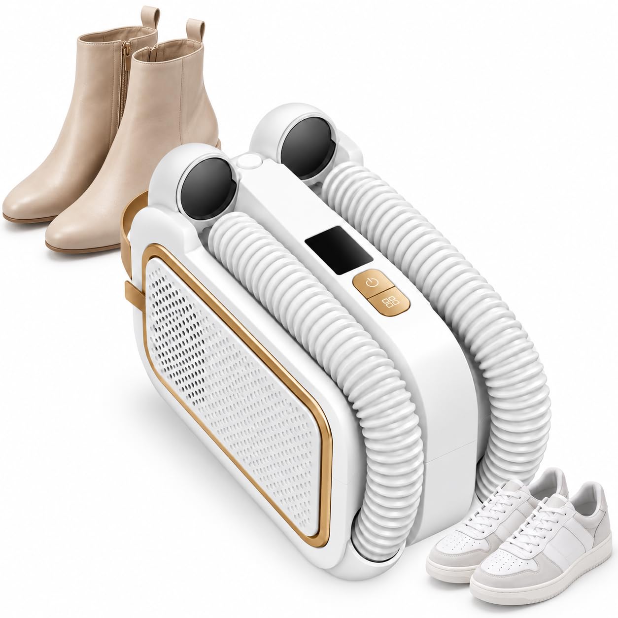 Secador de zapatos, secador eléctrico de botas con temporizador mangueras