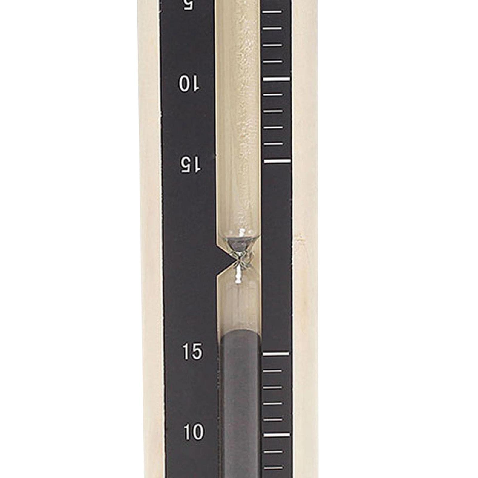 Colcolo Chronographe en bois sablier décor précis Durable rotatif cadeaux polyvalent 15 Minutes sablier pour bain hammam