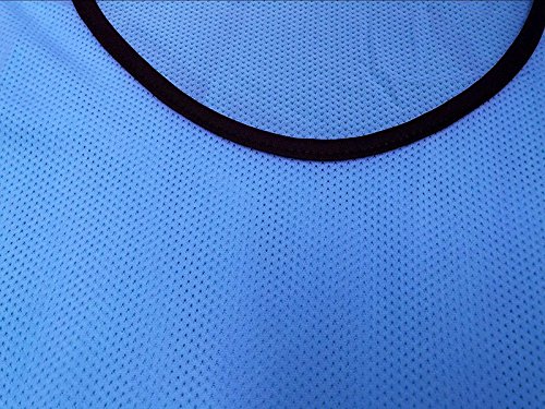 Dreamhigh 12 Pack Soccer Team Sports Training Vest Adult Sky Blue - Thumbnail 5